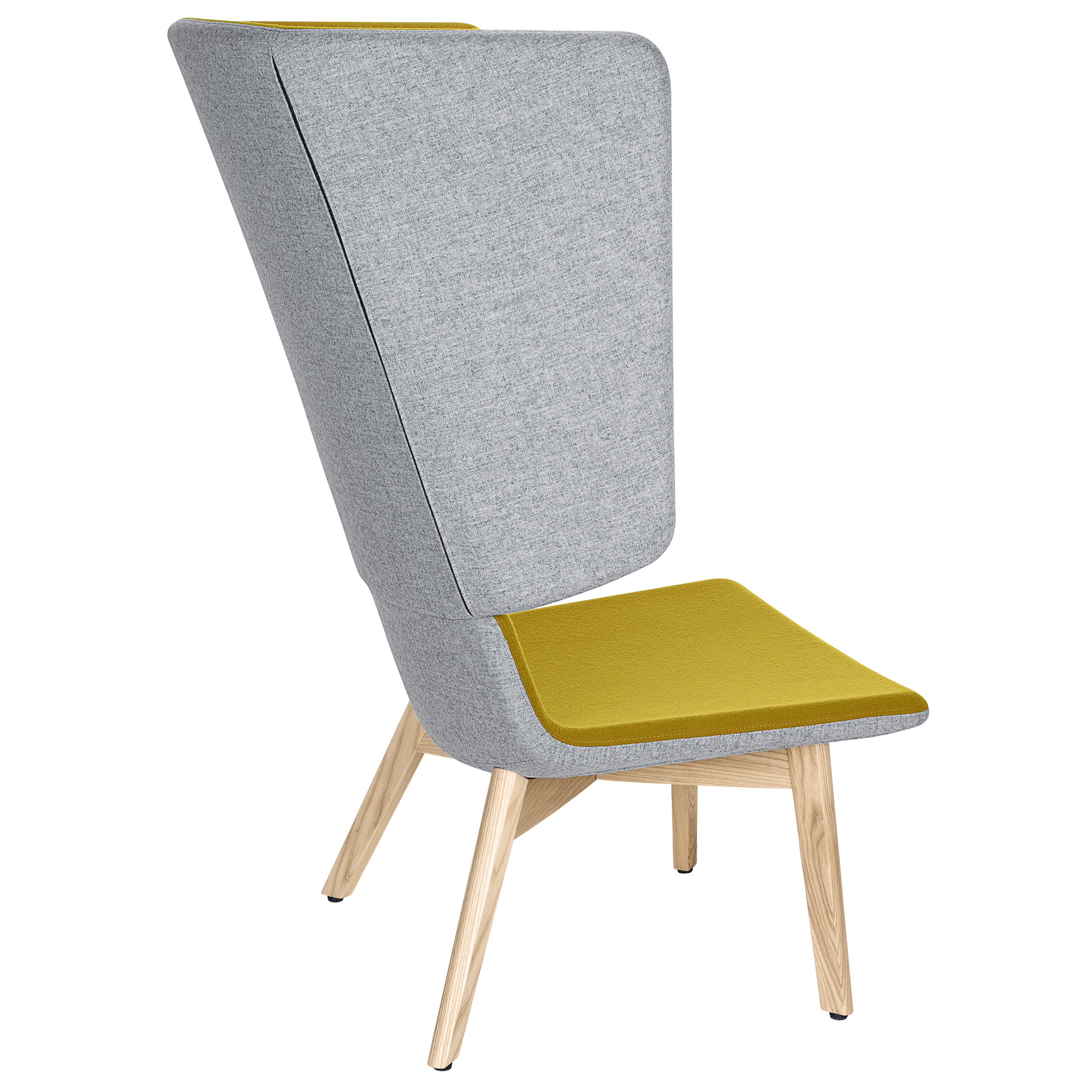 TWIST&SIT Chaise d'oeuf | Cadre en bois massif, couverture en laine Velito - 10 Main Image