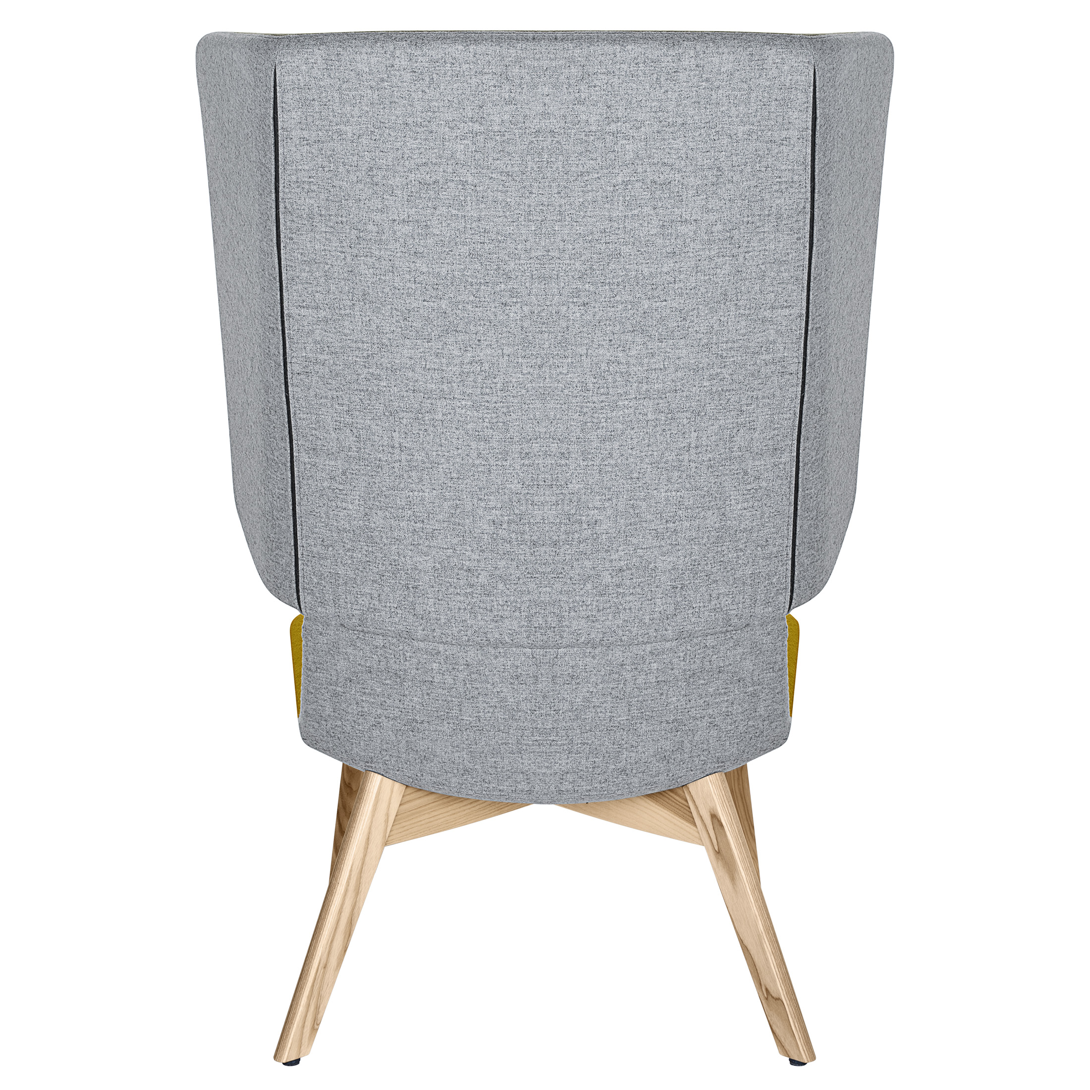 TWIST&SIT Chaise d'oeuf | Cadre en bois massif, couverture en laine Velito - 11 Main Image