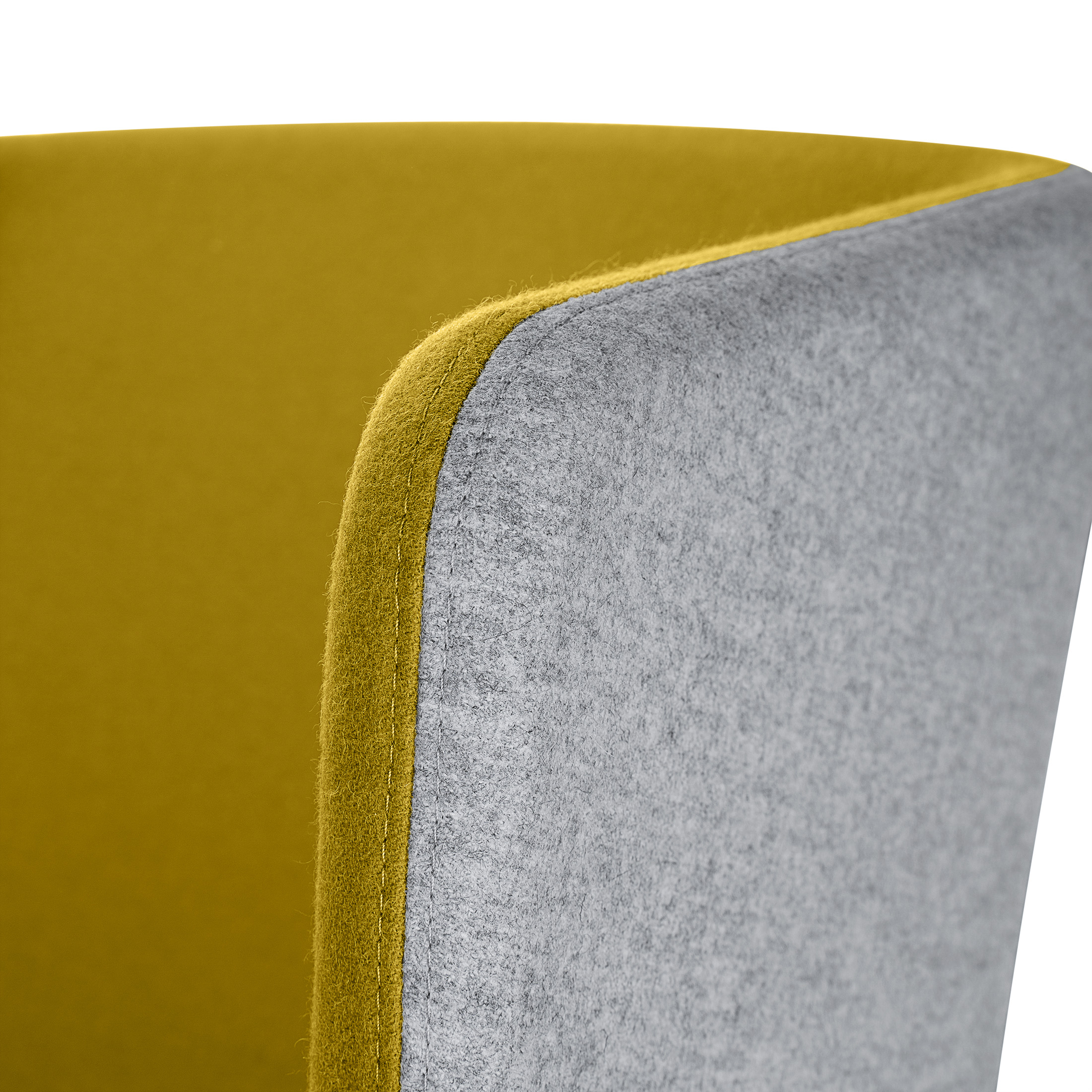 TWIST&SIT Ohrensessel | Massivholz-Gestell, Wollbezug SYNERGY - 19 Main Image