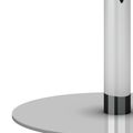 OPTIMA Besprechungstisch | Rund, Gestell Chrom, Ø 1000 mm, Ahorn