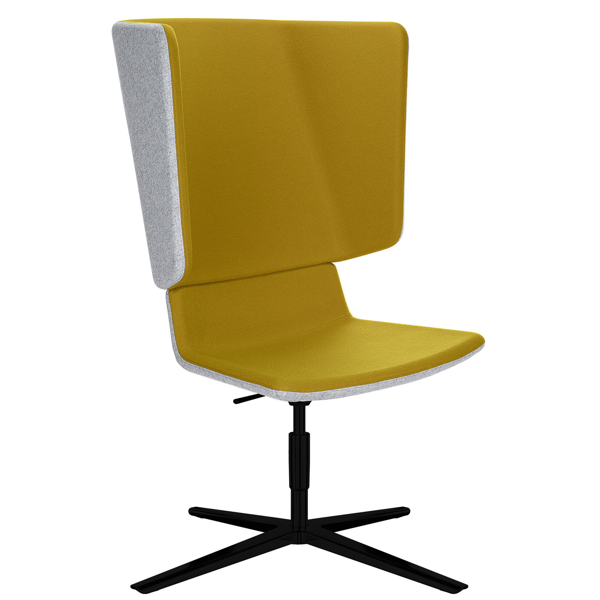 TWIST&SIT Chaise d'oeuf | Croix de 4 pieds, réglable en hauteur, couverture de laine velito - 3 Main Image