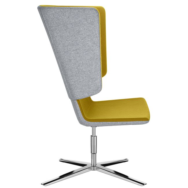 TWIST&SIT Ohrensessel | 4-Fuß-Kreuz, höhenverstellbar, Wollbezug VELITO TWIST&SIT Ohrensessel | 4-Fuß-Kreuz, höhenverstellbar, Wollbezug VELITO