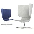 TWIST&SIT Chaise d'oeuf | Croix de 4 pieds, réglable en hauteur, couverture de laine velito - 16 Thumbnail Image