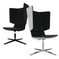 TWIST&SIT Egg chair | 4-foot cross, height adjustable, wool cover Velito - 1 Thumbnail Image