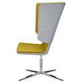 TWIST&SIT Chaise d'oeuf | Croix de 4 pieds, réglable en hauteur, couverture de laine velito - 8 Thumbnail Image