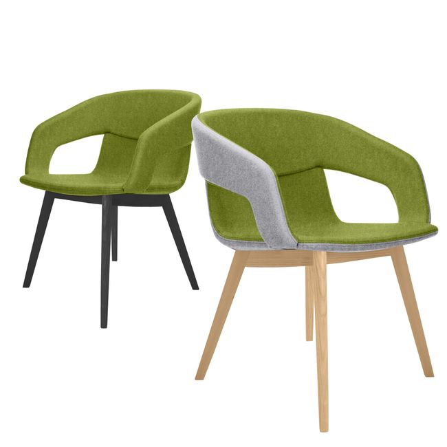 TWIST&SIT Lounge-Sessel | Massivholz-Gestell, Wollbezug VELITO TWIST&SIT Lounge-Sessel | Massivholz-Gestell, Wollbezug VELITO