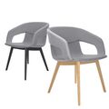 TWIST&SIT Fauteuil salon | Cadre en bois massif, couverture en laine Velito - 1 Thumbnail Image
