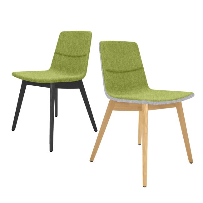 TWIST&SIT Besucher- und Konferenzstuhl | Massivholz-Gestell, Wollbezug VELITO TWIST&SIT Besucher- und Konferenzstuhl | Massivholz-Gestell, Wollbezug VELITO