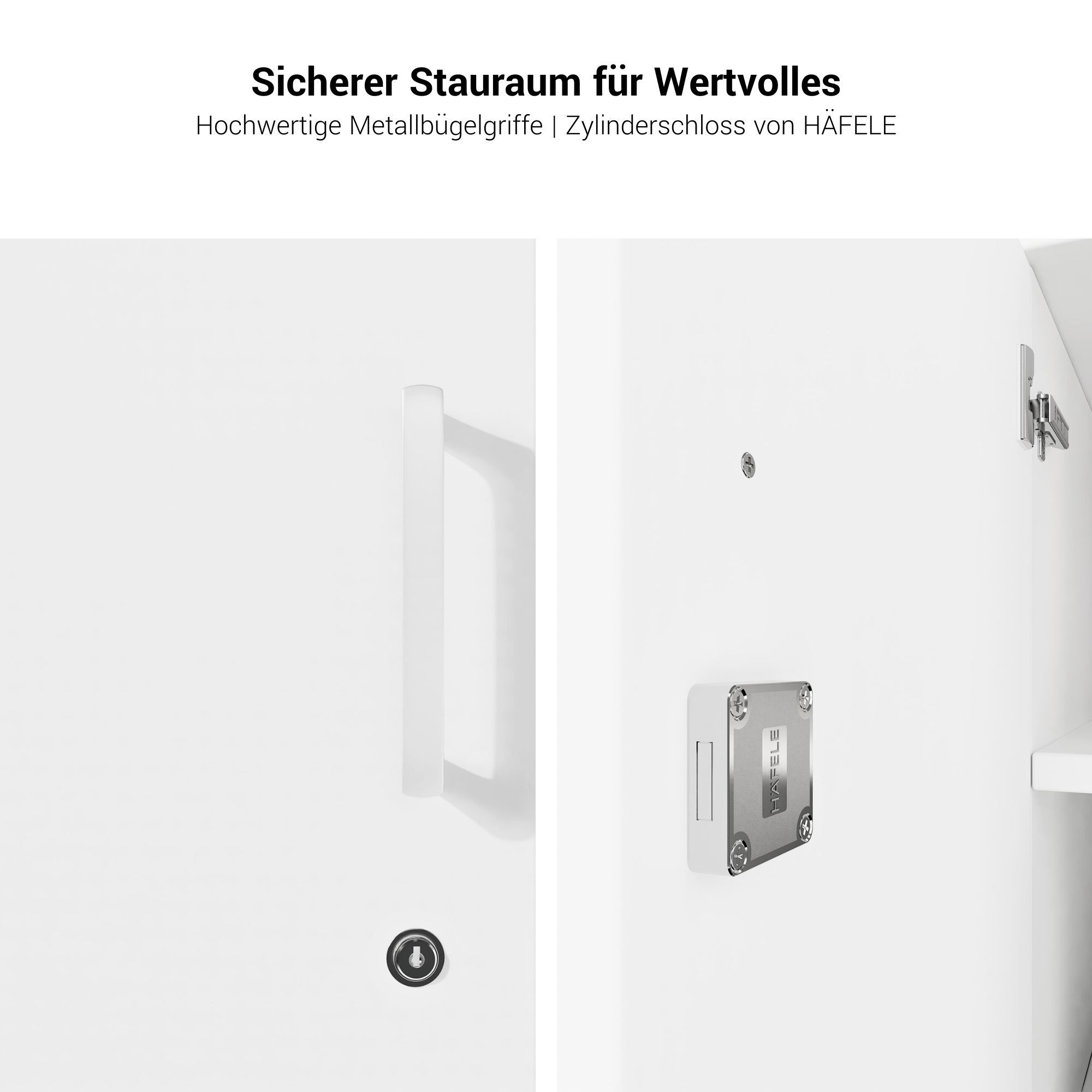 NOVUM Empfangstheke | 3600 - 4400 mm, Multicolor-LED-Beleuchtung, Weiß - 7 Main Image