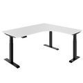TELDRA Pro, 3-Motoren-Winkelschreibtisch | 1800 x 1600 mm, elektrisch höhenverstellbar, Weiß TELDRA Pro, 3-Motoren-Winkelschreibtisch | 1800 x 1600 mm, elektrisch höhenverstellbar, Weiß