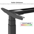 TELDRA Pro, Tableau de bureau à angle à 3 moteurs | 1800 x 1600 mm, réglable à hauteur électrique, blanc - 8 Thumbnail Image