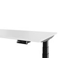 TELDRA Pro, 3-motor angle desk table | 1800 x 1600 mm, electrically height adjustable, white - 4 Thumbnail Image