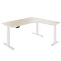 TELDRA Pro, 3-Motoren-Winkelschreibtisch | 1800 x 1600 mm, elektrisch höhenverstellbar, Ahorn TELDRA Pro, 3-Motoren-Winkelschreibtisch | 1800 x 1600 mm, elektrisch höhenverstellbar, Ahorn