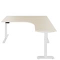 TELDRA Pro, 3-Motoren-Winkelschreibtisch | 1800 x 1600 mm, elektrisch höhenverstellbar, Ahorn TELDRA Pro, 3-Motoren-Winkelschreibtisch | 1800 x 1600 mm, elektrisch höhenverstellbar, Ahorn
