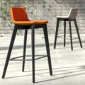 TWIST&SIT bar stool | Solid wood frame, 635 mm seat height, VELITO wool cover - 2 Thumbnail Image