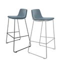 TWIST&SIT bar stool | Sled base, 735 mm seat height, wool cover SYNERGY - 1 Thumbnail Image