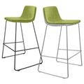 TWIST&SIT Barhocker | Kufengestell, 635 mm Sitzhöhe, Wollbezug VELITO