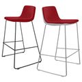 TWIST&SIT Barhocker | Kufengestell, 635 mm Sitzhöhe, Wollbezug VELITO