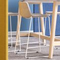 TWIST&SIT bar stool | Sled base, 635 mm seat height, wool cover SYNERGY - 3 Thumbnail Image