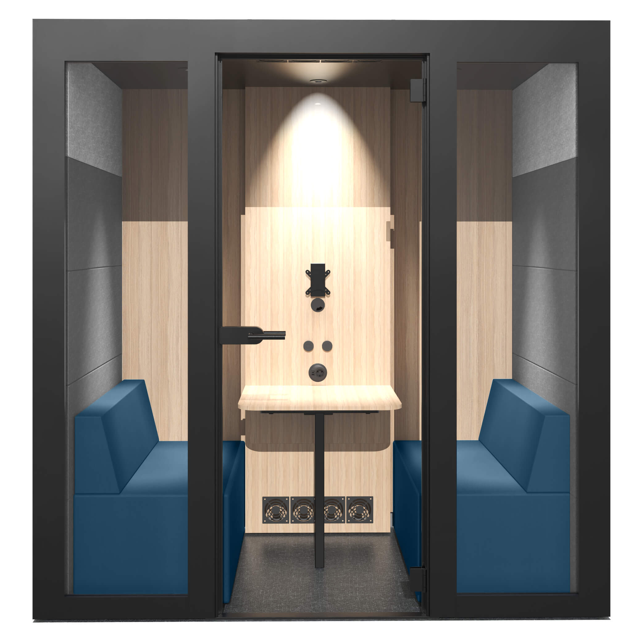 SILENT ROOM M - Système acoustique | Espace dans la chambre, insonorisation, pour 2 personnes, substances de référence Berta / Velito / Synergy - 6 Main Image