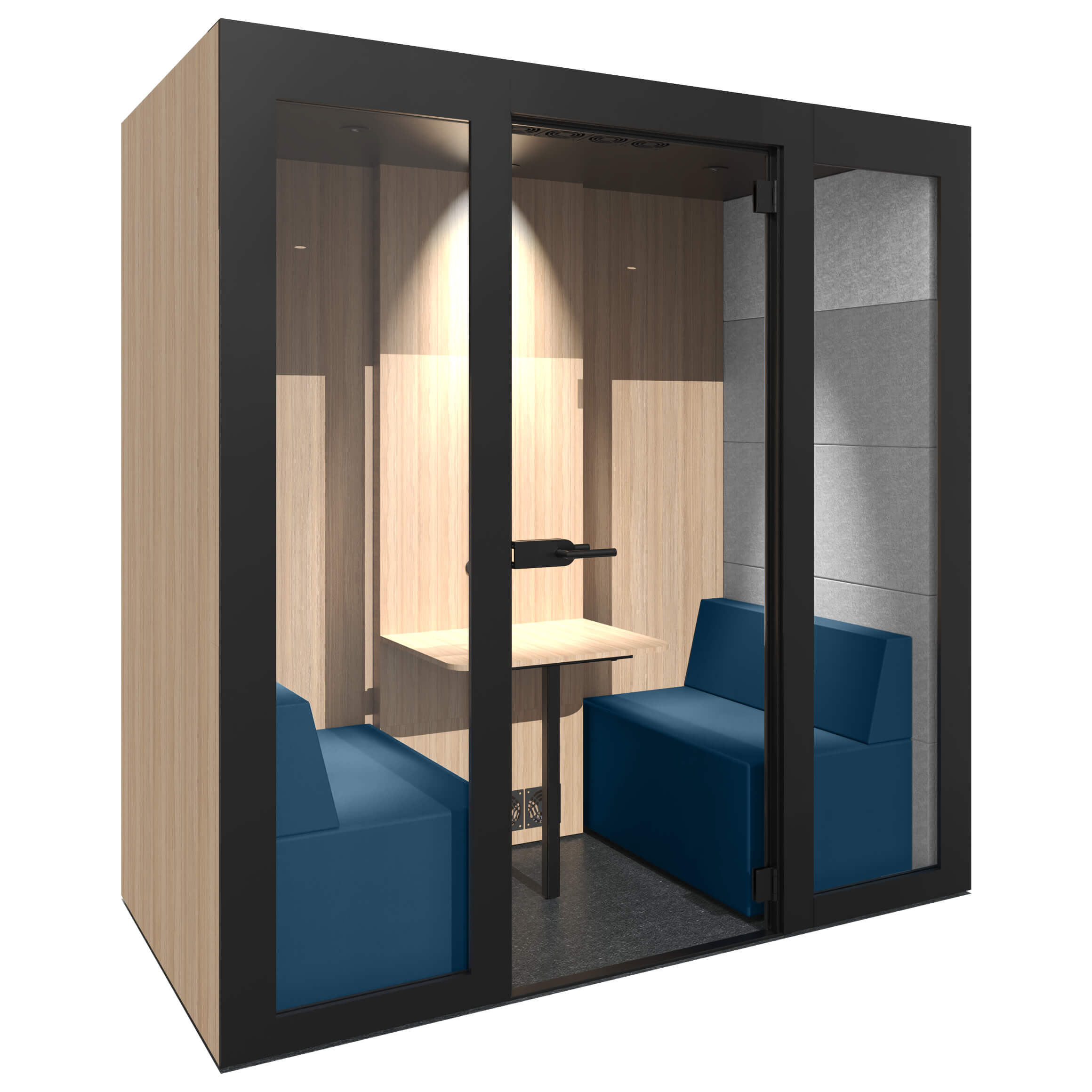 SILENT ROOM M - Système acoustique | Espace dans la chambre, insonorisation, pour 2 personnes, substances de référence Berta / Velito / Synergy - 5 Main Image