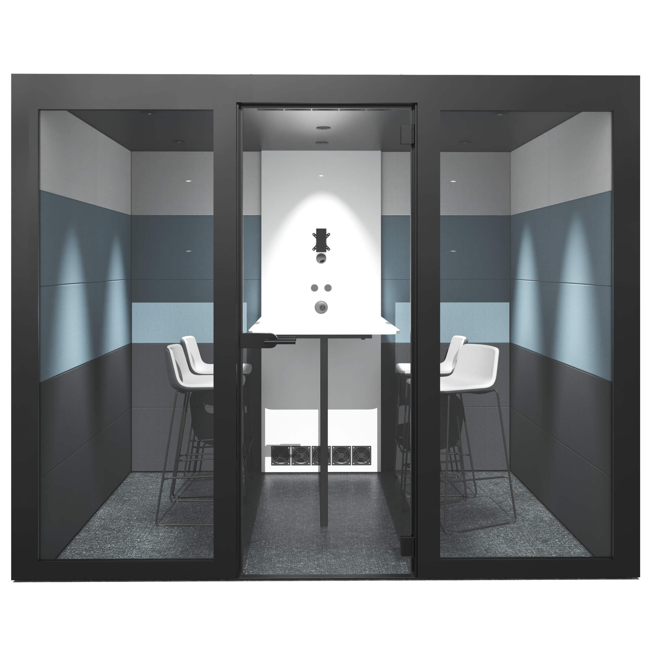 SILENT ROOM L - Meeting Box | Espace dans la chambre, isolation sonore, pour 4 personnes, substances de référence Berta / Velito / Synergy - 2 Main Image