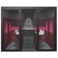 SILENT ROOM L - Meetingbox | Raum-in-Raum, Schallschutz, Für 4 Personen, Bezugsstoffe BERTA / VELITO / SYNERGY SILENT ROOM L - Meetingbox | Raum-in-Raum, Schallschutz, Für 4 Personen, Bezugsstoffe BERTA / VELITO / SYNERGY