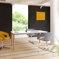 NOVA WOOD Besprechungstisch | Massivholz-Gestell, 1800 x 800 mm, Weiss - 1 Thumbnail Image