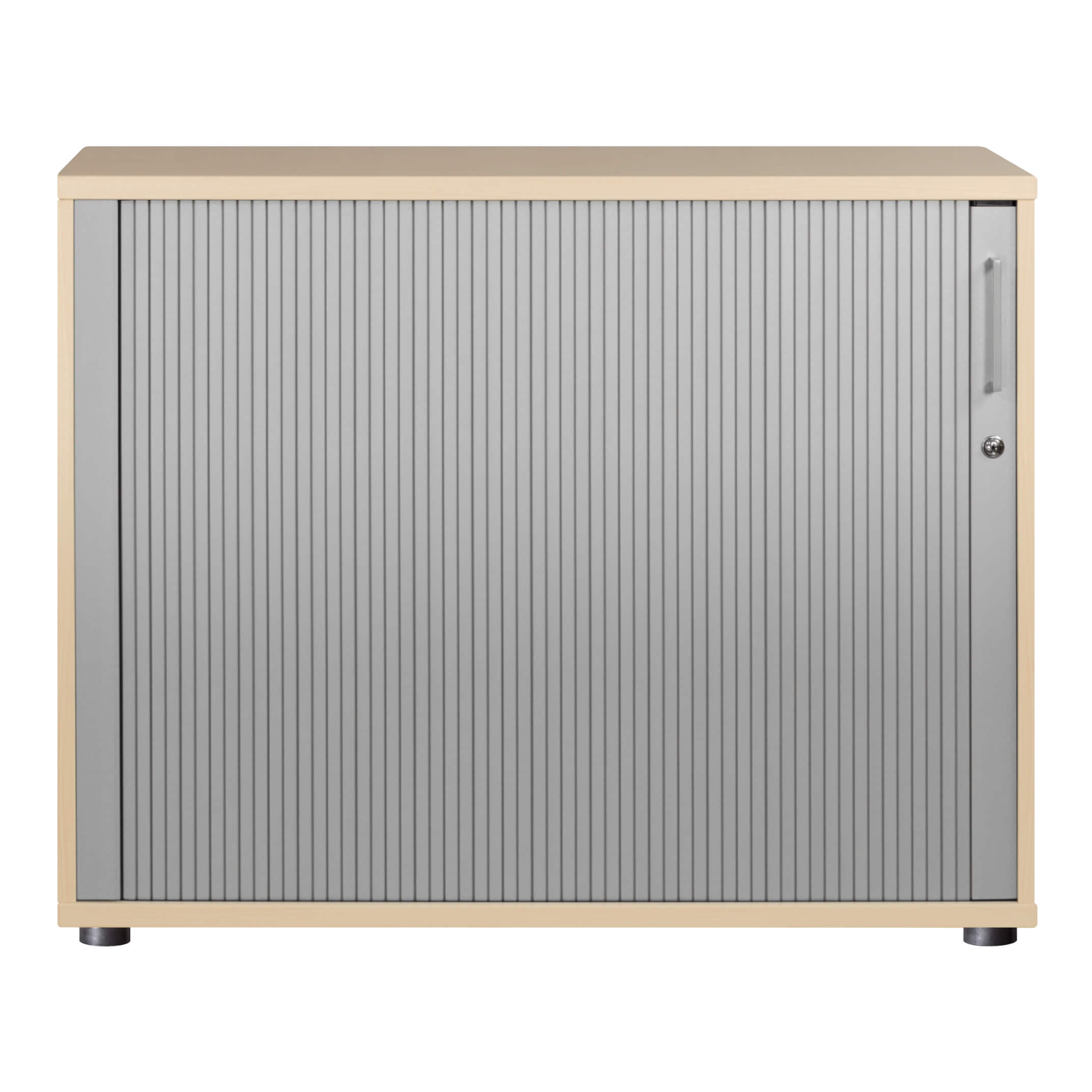 UNI Cabinet des magasins de queserroll | 2 oh, 1000 x 777 mm, érable / gris argenté - 2 Main Image