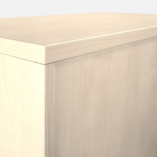 UNI Querrollladenschrank | 2 OH, 1000 x 777 mm, Ahorn / Silbergrau UNI Querrollladenschrank | 2 OH, 1000 x 777 mm, Ahorn / Silbergrau