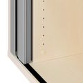 UNI Cabinet des magasins de queserroll | 2 oh, 1000 x 777 mm, érable / gris argenté - 12 Thumbnail Image
