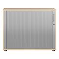 UNI Cabinet des magasins de queserroll | 2 oh, 1000 x 777 mm, érable / gris argenté - 2 Thumbnail Image