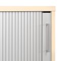 UNI Cabinet des magasins de queserroll | 2 oh, 1000 x 777 mm, érable / gris argenté - 4 Thumbnail Image