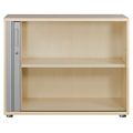 UNI Cabinet des magasins de queserroll | 2 oh, 1000 x 777 mm, érable / gris argenté - 3 Thumbnail Image