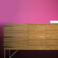 AIR Sideboard | 2200 x 780 mm, Nussbaum Furnier