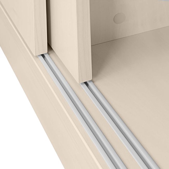 UNI Schiebetürenschrank | 3 OH, 1200 x 1143 mm, Ahorn