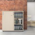 UNI Armoire de porte coulissante | 3 oh, 1200 x 1143 mm, érable - 1 Thumbnail Image