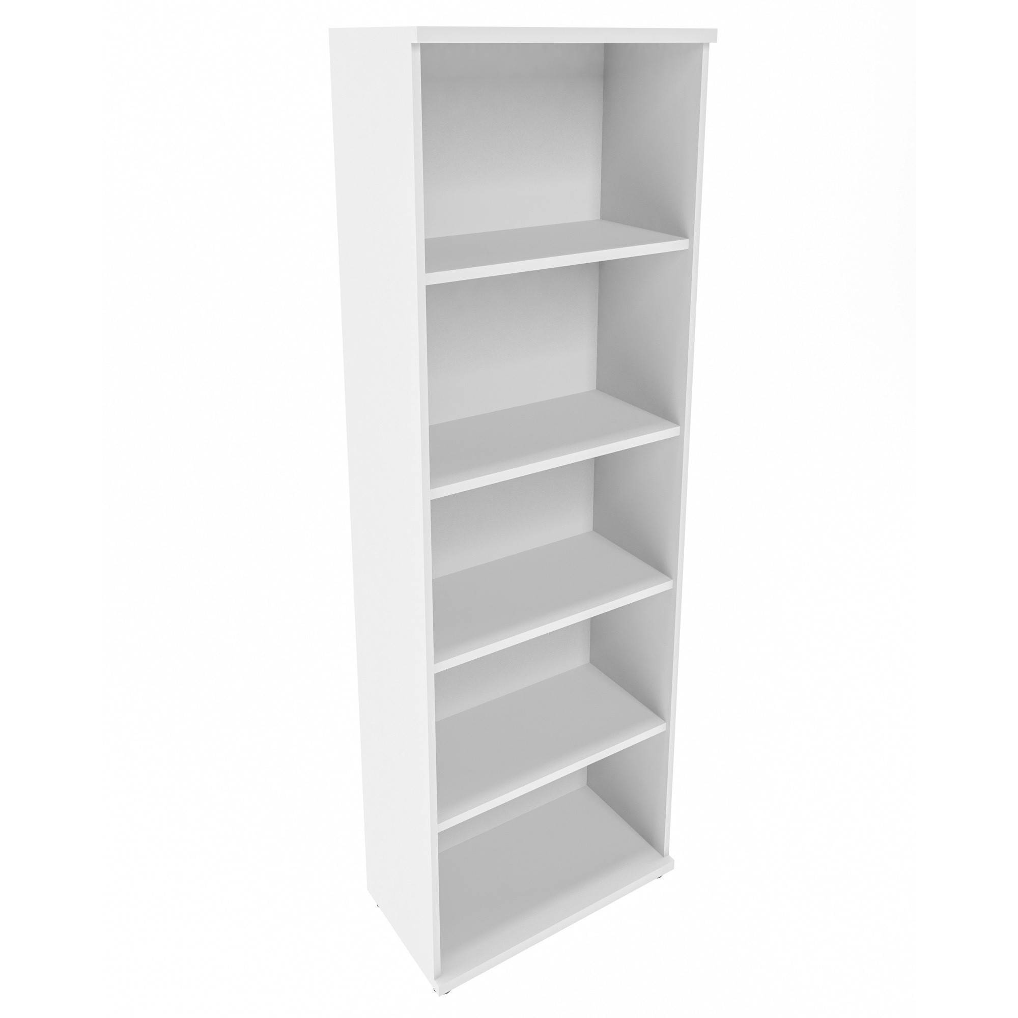 UNI Armoire d'étagère | 5 oh, 600 x 1897 mm, blanc - 2 Main Image