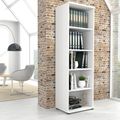 UNI Armoire d'étagère | 5 oh, 600 x 1897 mm, blanc - 1 Thumbnail Image