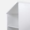 UNI Armoire d'étagère | 5 oh, 600 x 1897 mm, blanc - 4 Thumbnail Image
