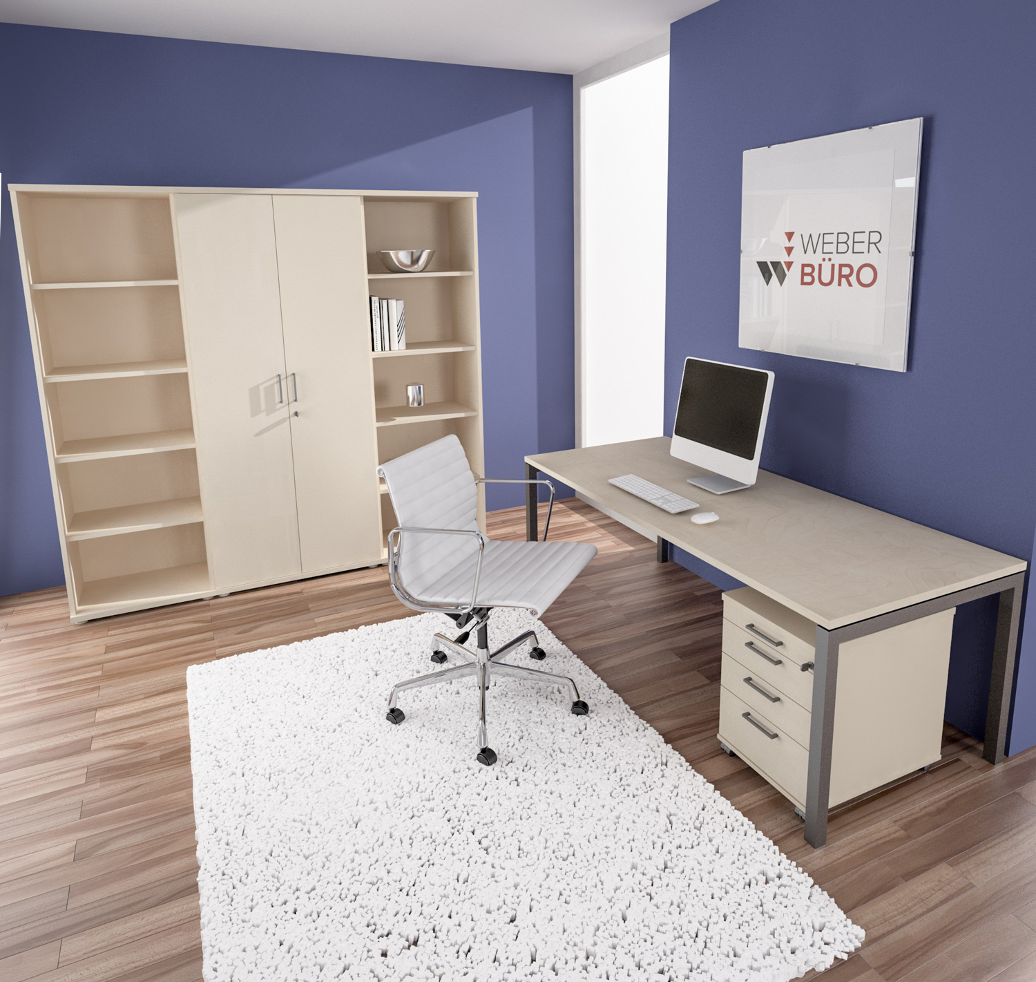 NOVA Parigi - Office completa | acero - 1 Main Image