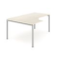 NOVA Winkelkombination | Mit Rollcontainer, Winkel links, 1800 x 2000 mm, Ahorn