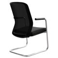 NETKON Cantilever Chair | Mesh Back, Black - 3 Thumbnail Image
