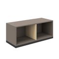 CHOICE Libreria | 1 OH, 1000 x 410 mm, cubanite grigio / cenere di sabbia - 2 Thumbnail Image
