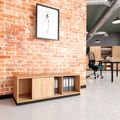 CHOICE Sliding door cabinet | 1 Oh, 1200 x 410 mm, amber oak - 1 Thumbnail Image