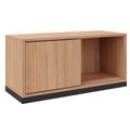 CHOICE Sliding door cabinet | 1 oh, 800 x 410 mm, amber oak - 2 Thumbnail Image
