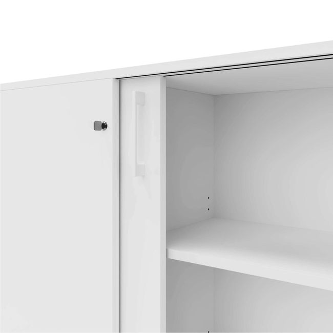 CHOICE Schiebetürenschrank | 2 OH, 1200 x 760 mm, Weiß