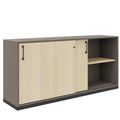 CHOICE Armoire de porte coulissante | 2 oh, 1600 x 760 mm, cendres gris / sable cubanite - 2 Thumbnail Image