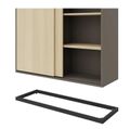 CHOICE Armoire de porte coulissante | 2 oh, 1600 x 760 mm, cendres gris / sable cubanite - 4 Thumbnail Image