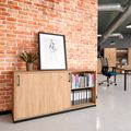 CHOICE Armoire de porte coulissante | 2 oh, 1600 x 760 mm, chêne ambre - 1 Thumbnail Image